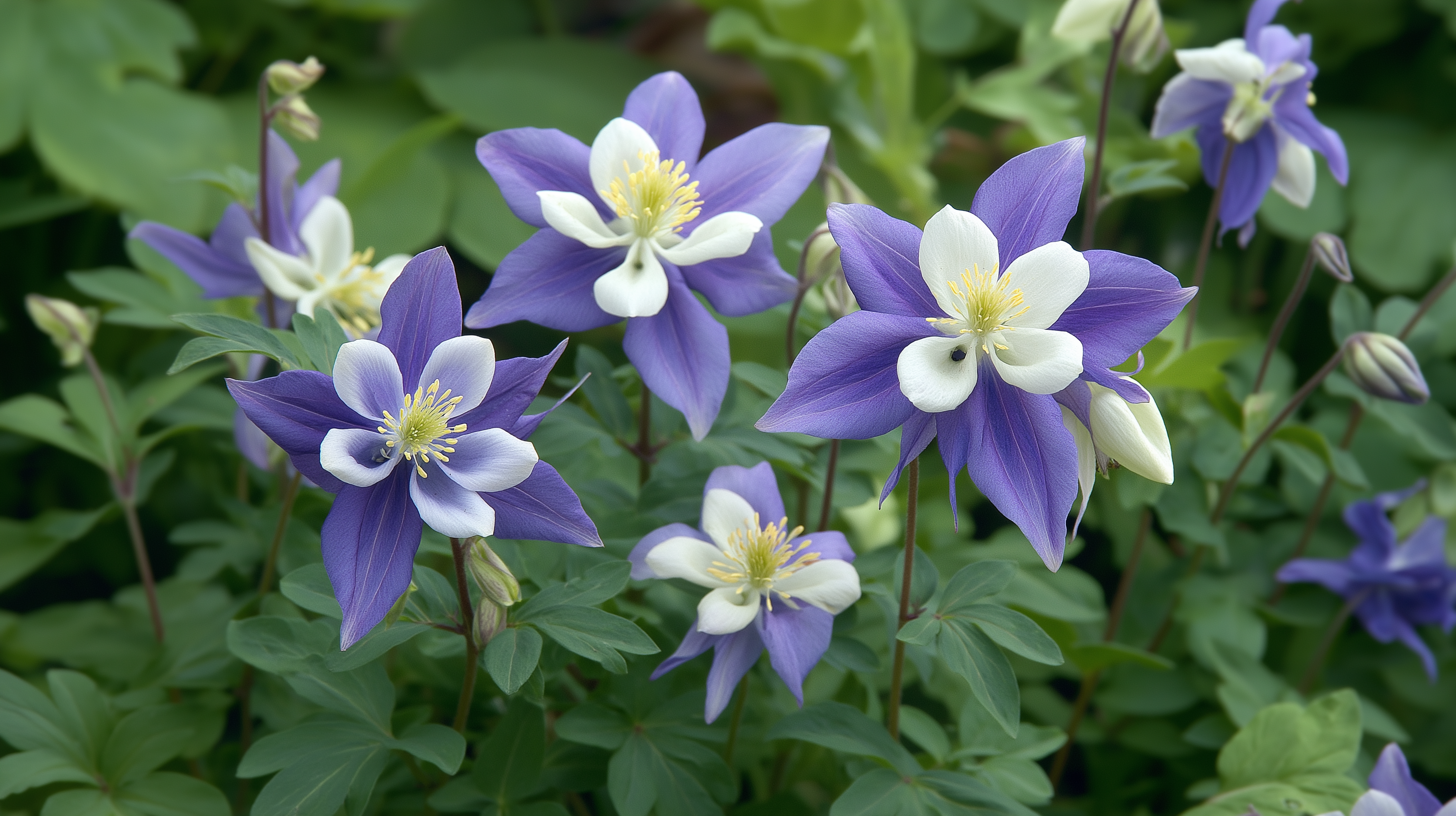 Aquilegia alpina Blue Star