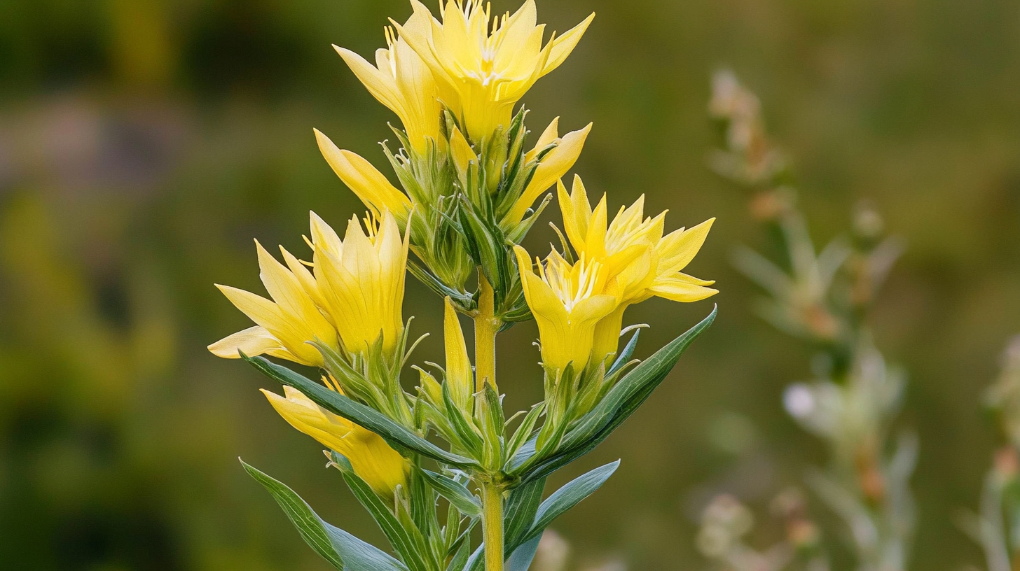 Gentiana lutea var Symphyandra